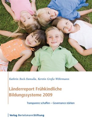 cover image of Länderreport Frühkindliche Bildungssysteme 2009
